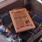 To My Daughter Promise – Leather Journal