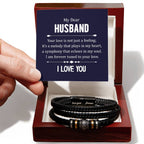 Your Love is not Just a Feeling - Means Leather Bracelet