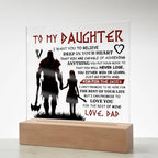 To My Daughter Skies – Acrylic Square