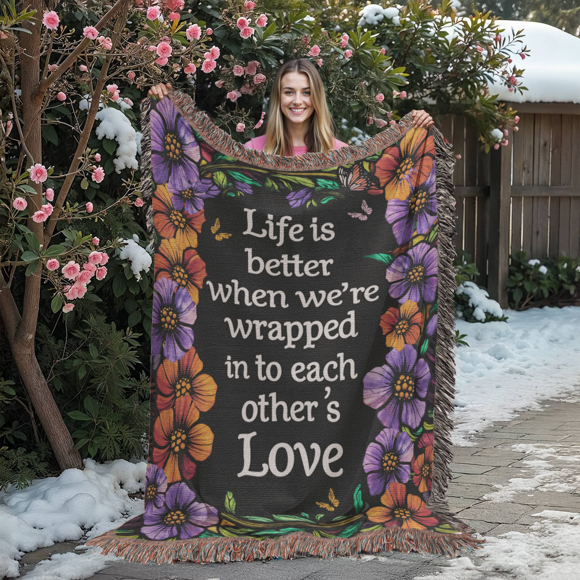 Life is Better With You - Heirloom Blanket